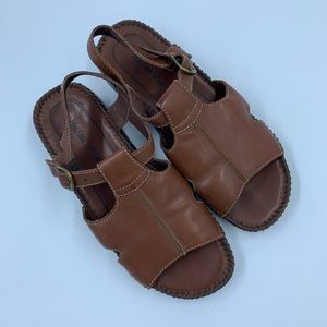 NATURALIZER Brown Women’s Leather Sandals Size 7